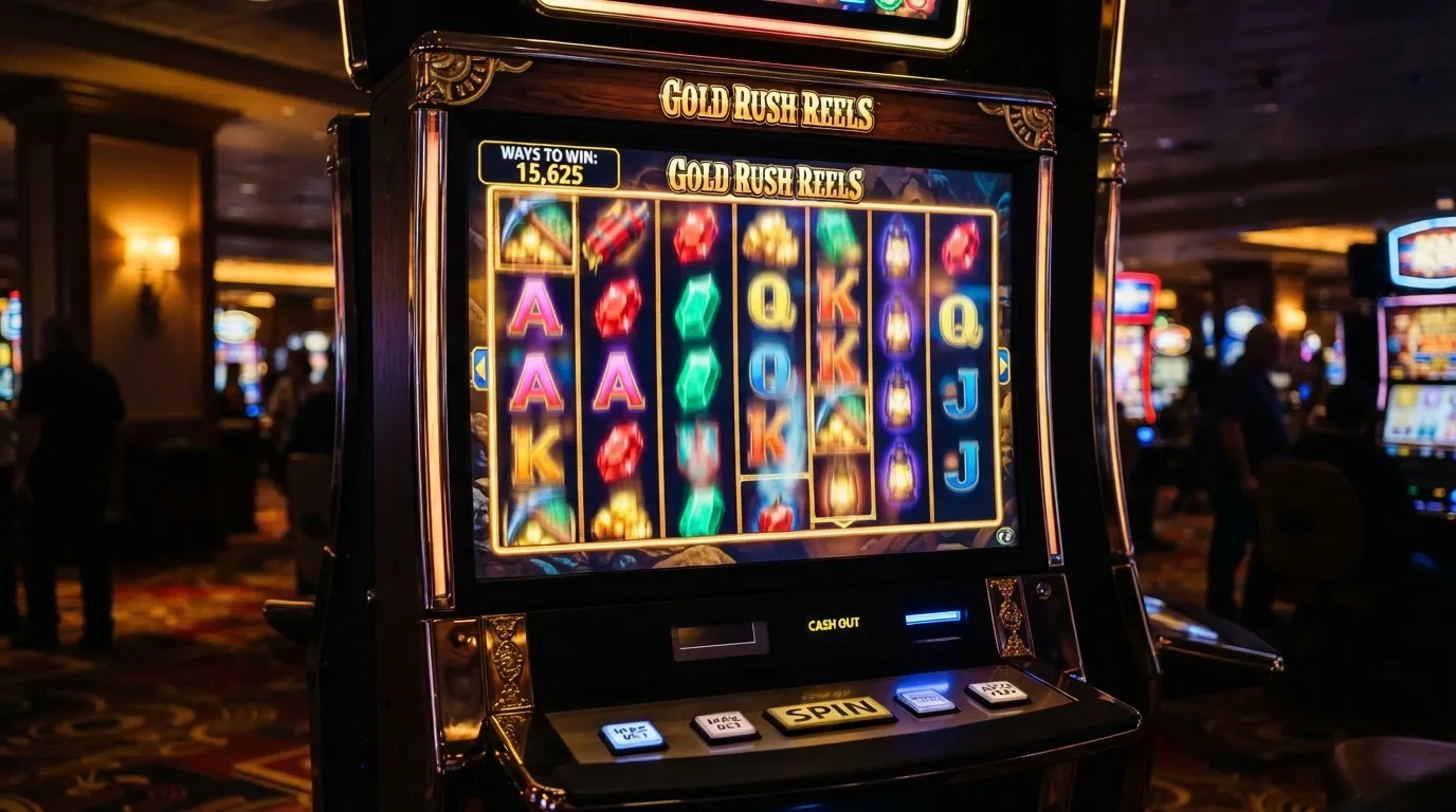 Schermata della slot Bonanza Megaways con griglia 6×7, simboli minerari e contatore delle combinazioni in alto