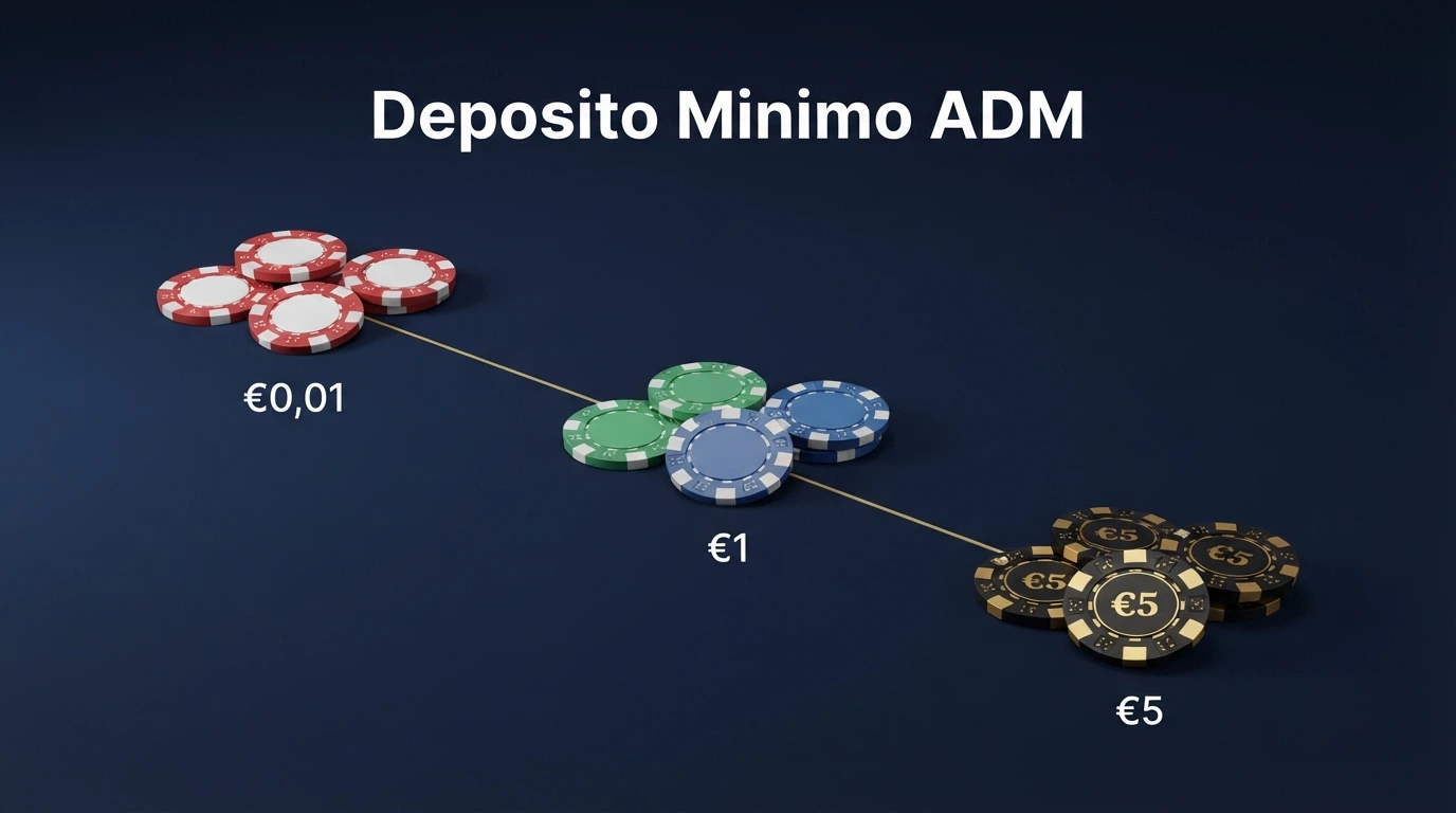 Una tabella comparativa stilizzata con le righe dei primi tre operatori e la colonna del deposito minimo in evidenza
