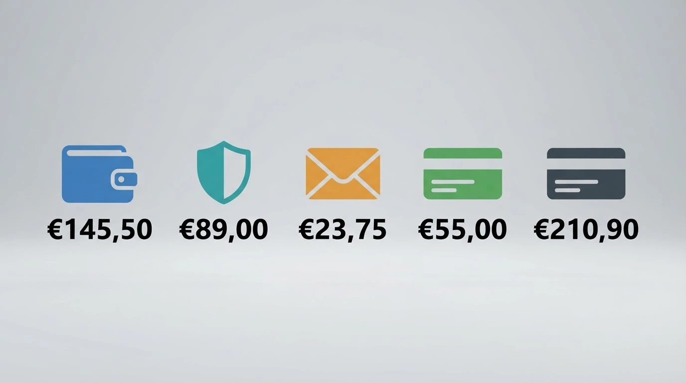 Una schermata che mostra le icone di PayPal, Skrill, Postepay, Paysafecard e una carta di credito, con l'indicazione delle soglie minime accanto a ciascuna